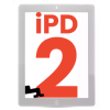 iPad 2 Digitizer - (Home Button Pre-Installed) White