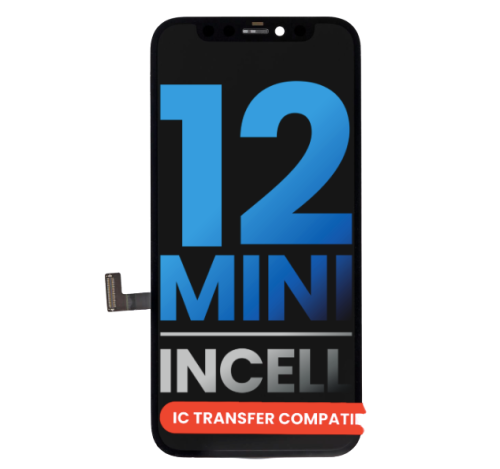 iPhone 12 Mini Screen Replacement LCD Screen Display Touch Screen Digitizer Assembly with Steel Plate Installed < incell >