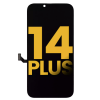 iPhone 14 Plus Screen Replacement LCD Screen Display Touch Screen Digitizer Assembly with Steel Plate Instßalled ( Soft OLED )