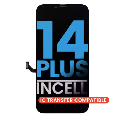 iPhone 14 Plus Screen Replacement LCD Screen Display Touch Screen Digitizer Assembly with Steel Plate Installed < Incell >