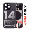 iPhone 14 Pro Back Housing W/ Small Pre-Installed (U.S Version) (eSIM Only) (No Logo)
