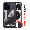 iPhone 14 Pro Back Housing W/ Small Pre-Installed (International Version) (No Logo)