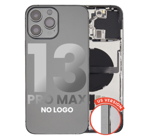 iPhone 13 Pro Max Back Housing W/ Small Components Pre-Installed (US Version) (No Logo)