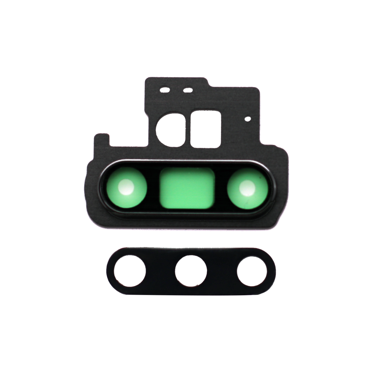 Samsung Note 10 Plus Back Camera Glass Lens With Bezel < Black >