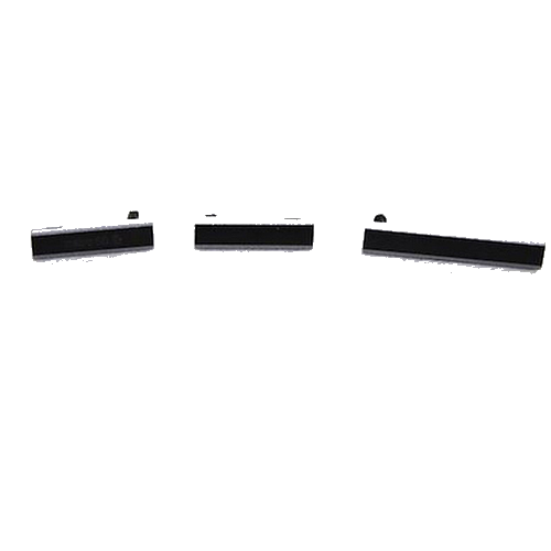 Sony Xperia Z1 L39h USB Charging / Sim / Micro SD Card Port Cover Set - Black