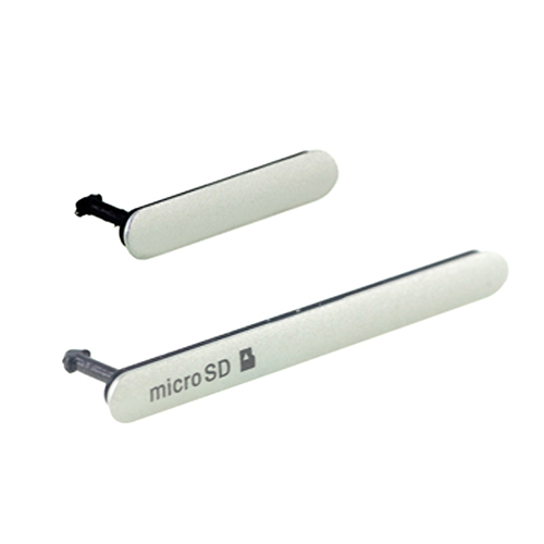 Sony Xperia Z3 Charging Dock Cover Set - Silver