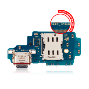 Samsung Galaxy S24 Charging Port Board With Sim Card Reader