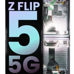 Inner OLED Screen Replacement Assembly With Frame Compatible For Samsung Galaxy Z Flip 5 5G