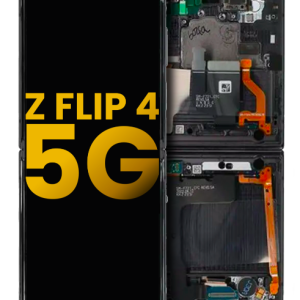 Inner OLED Screen Replacement Assembly With Frame Compatible For Samsung Galaxy Z Flip 4 5G