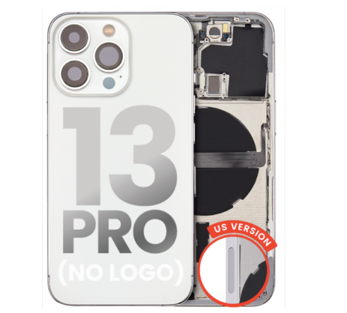 iPhone 13 Pro Back Housing W/ Small Components Pre-Installed (US Version) (No Logo)