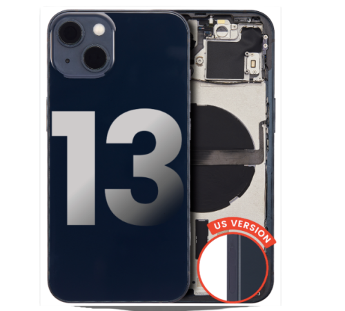 iPhone 13 Back Housing W/ Small Components Pre-Installed (US Version) (Used OEM Pull: Like New)