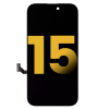iPhone 15 Screen Replacement LCD Screen Display Touch Screen Digitizer Assembly with Steel Plate Installed < OLED >