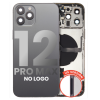 iPhone 12 Pro Max Back Housing W/ Small Components Pre-Installed (US Version) (No Logo)
