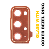Samsung Galaxy S20 FE 4G / 5G Back Camera Lens With Cover Bezel Ring (Cloud Orange)