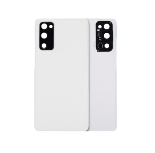 Samsung S20 FE 5G Back cover Glass With Camera Lens (Cloud White)