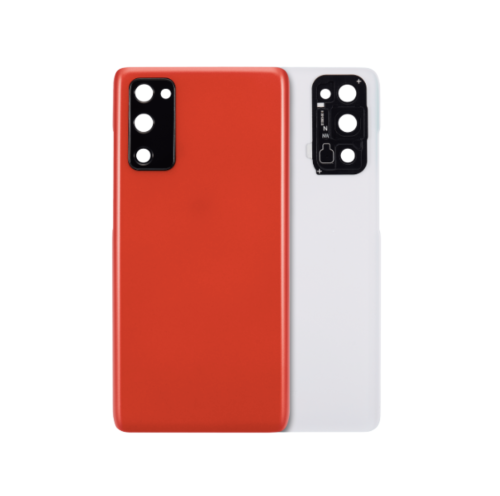 Samsung S20 FE 5G Back cover Glass With Camera Lens (Cloud Red)